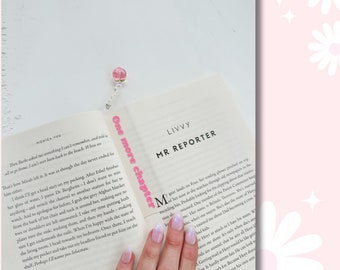 Bookmark, acrylic bookmark, one more chapter bookmark, book mark, book merch