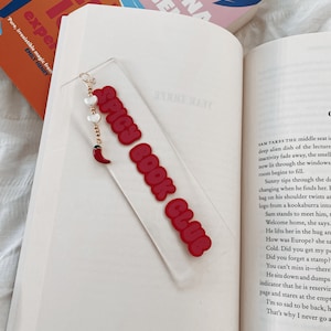 Bookmark, acrylic bookmark, spicy book club bookmark, book mark, book merch image 3