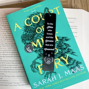 ACOTAR Bookmark, ACOMAF, Velaris, Velaris bookmark, sarah J mass, acotar merch, Book Lover Gift, fantasy bookmark