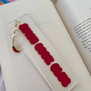 Bookmark, acrylic bookmark, spicy book club bookmark, book mark, book merch image 5