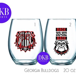 Heritage Pewter 2021-2022 National Champions Georgia Bulldogs Double Old Fashion | Double Rocks Glass 14 oz for Liquor | Expertly Crafted Pewter