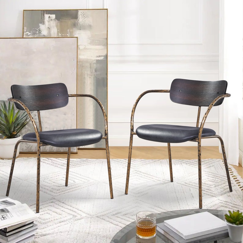 Royal Oak Leather Chair 2 Sets Etsy