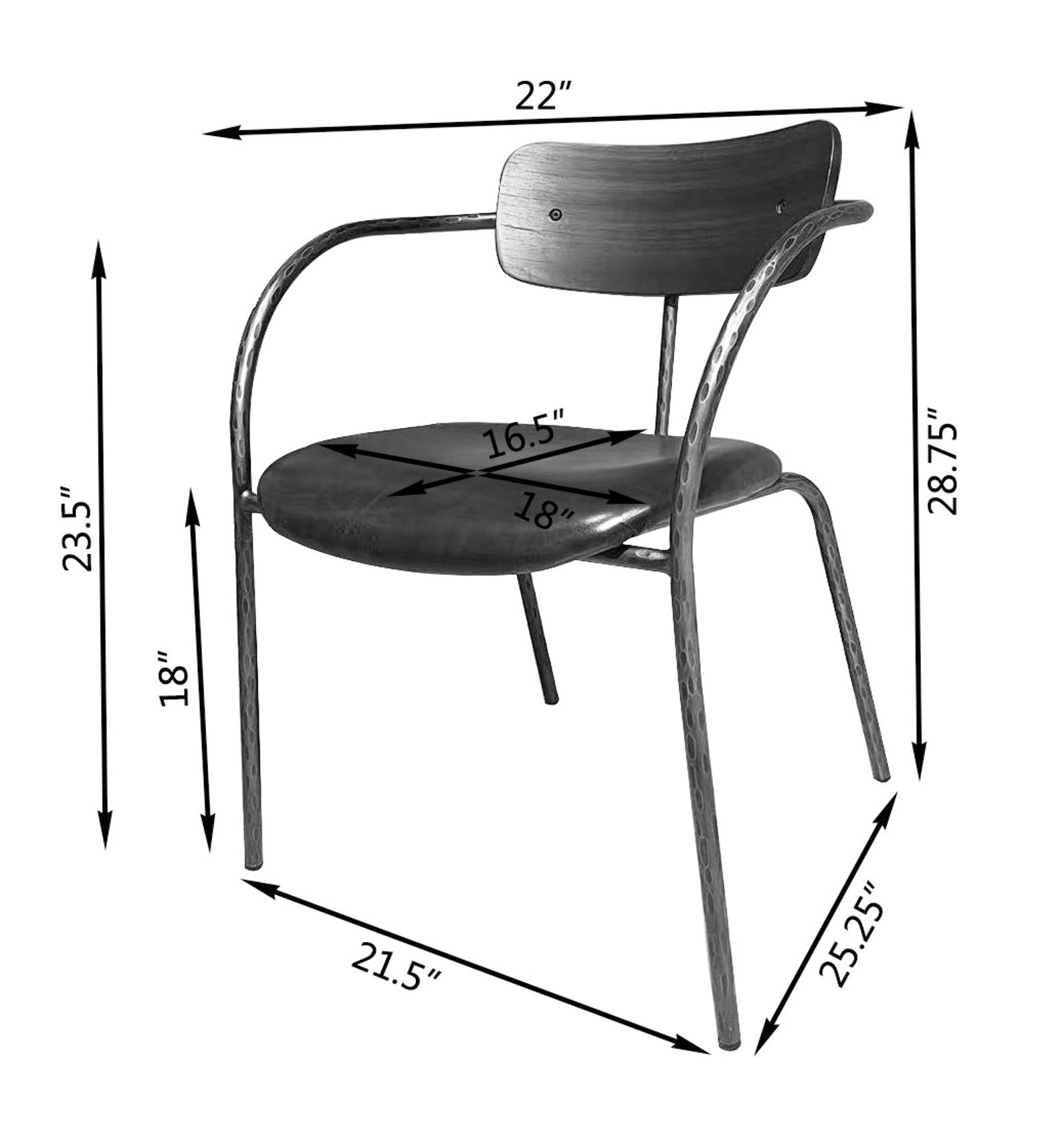 Royal Oak Leather Chair 2 Sets Etsy