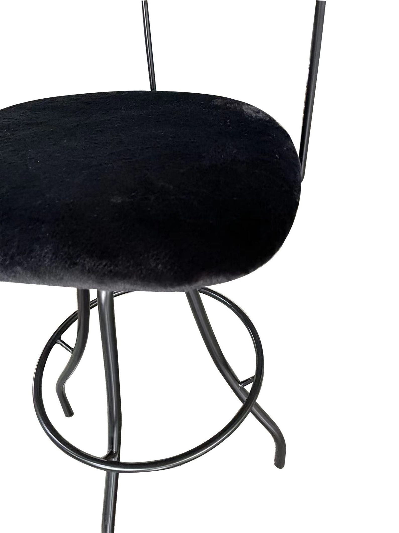 Rochester Black Swivel Bar Stool Etsy