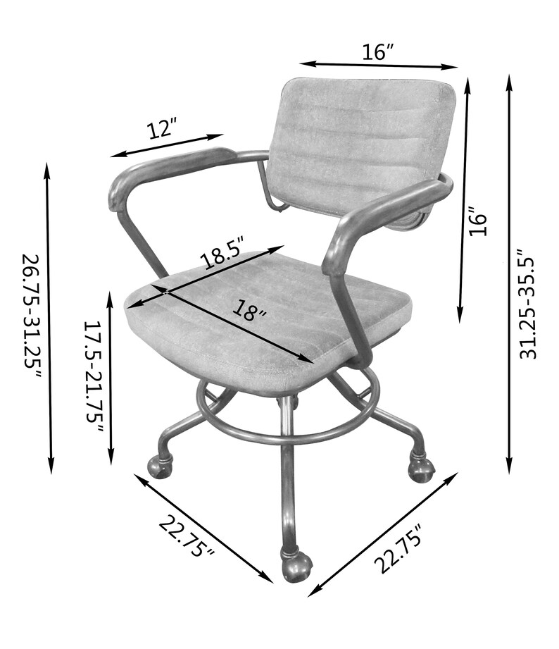 Bloomfield Swivel Office Chair Etsy