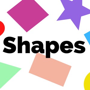10 formes géométriques / Cartes Flash imprimables / Homeschool Preschool Kindergarten Toddler, Preschool Shape Cards, Téléchargement instantané