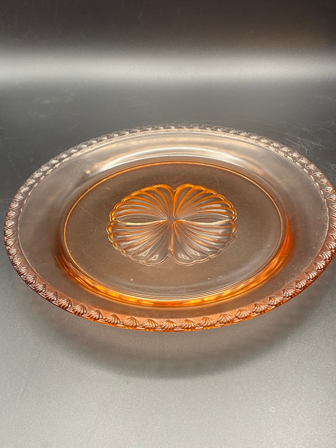 Fostoria Captiva Shell Pink Dinner Plate - Etsy