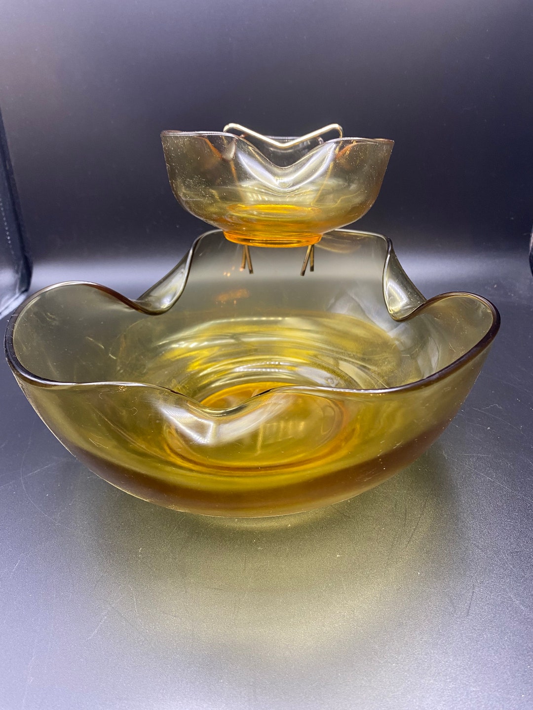 Anchor Hocking 3 Piece Chip N Dip Set - Etsy