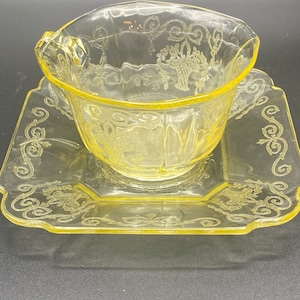 Lorain Yellow cup n saucer set
