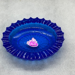 Fenton Cobalt Blue Trinket Dish
