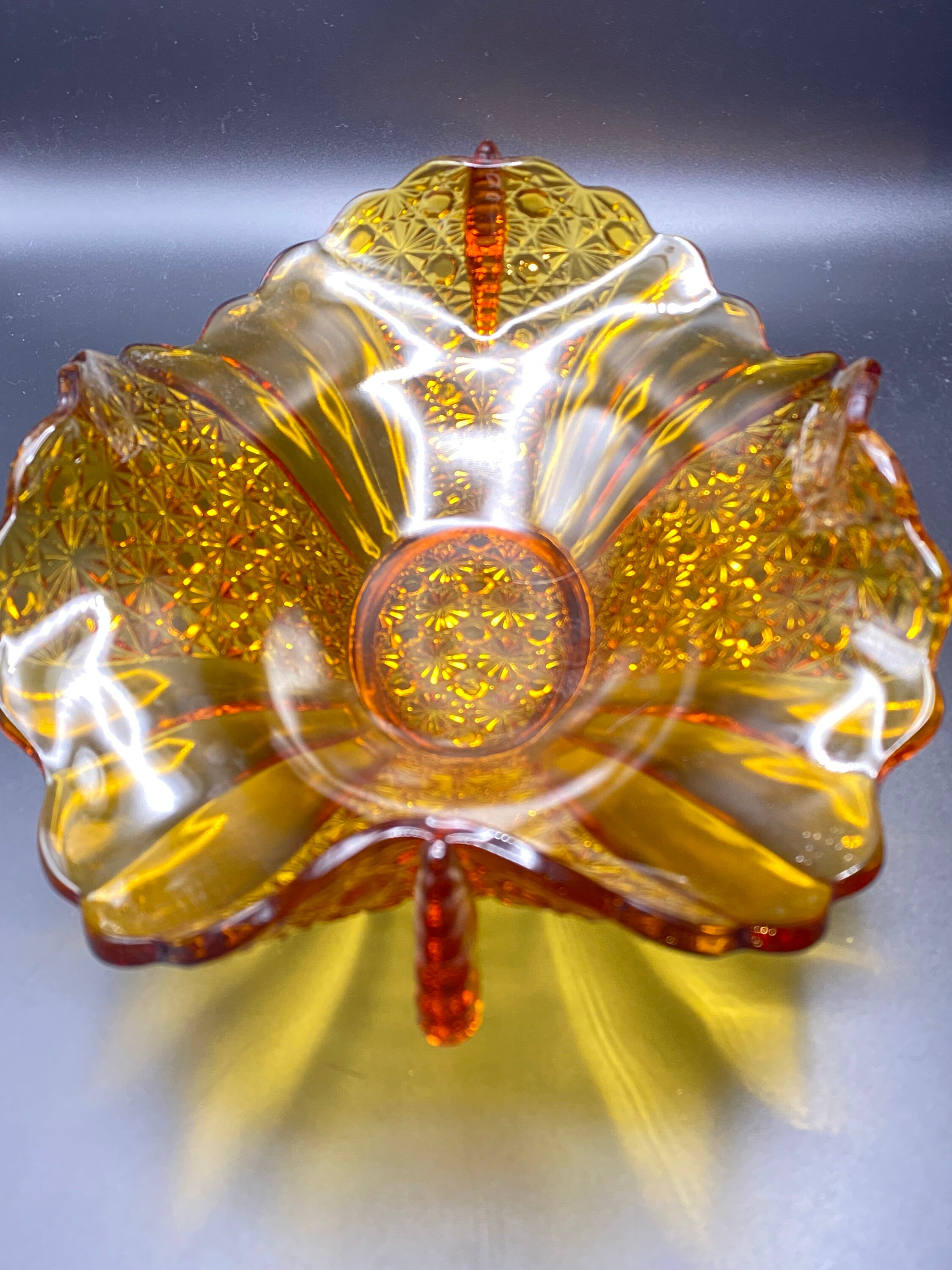 Fenton Daisy and Button Bowl - Etsy