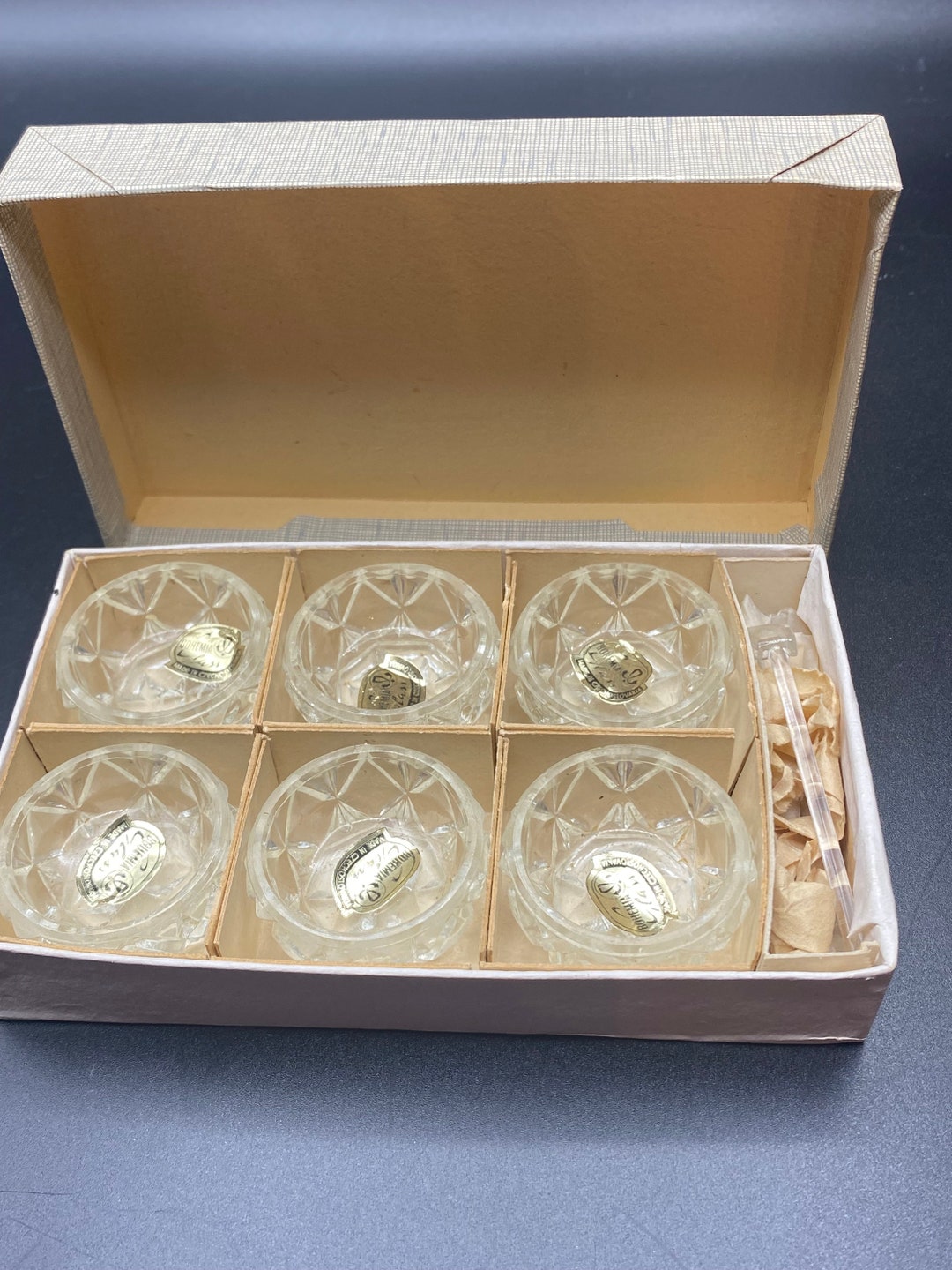 Tiny Salt Cellars From CZECHOSLOVAKIA Etsy