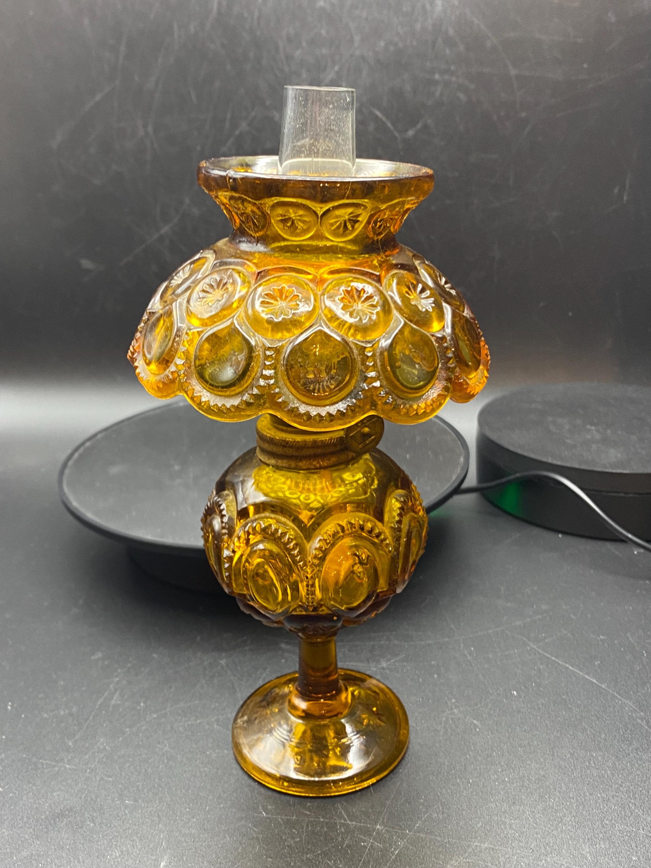 バーベキュー・調理用品 Vintage Amber Moon and Stars Goblets MCM LE