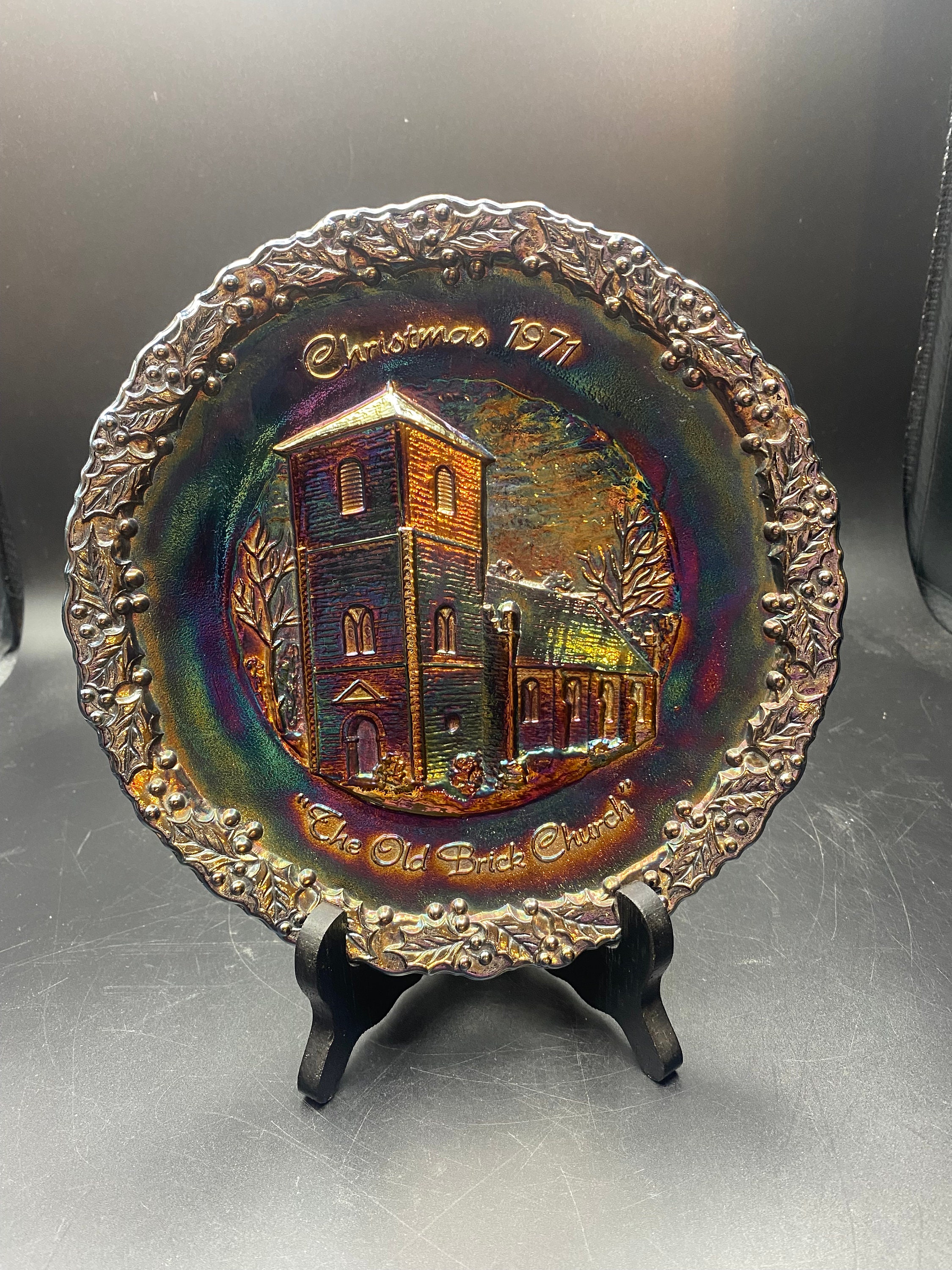 工芸品 100th anniversary of Christmas plate 100th anniversary of Christmas plate