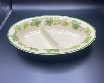 Plato dividido de hiedra franciscana