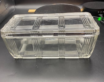 Hazel Atlas Refrigerator Box Criss-Cross Pattern