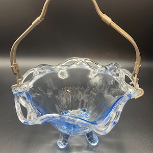 Copenhagen blue Metal Handled Bowl