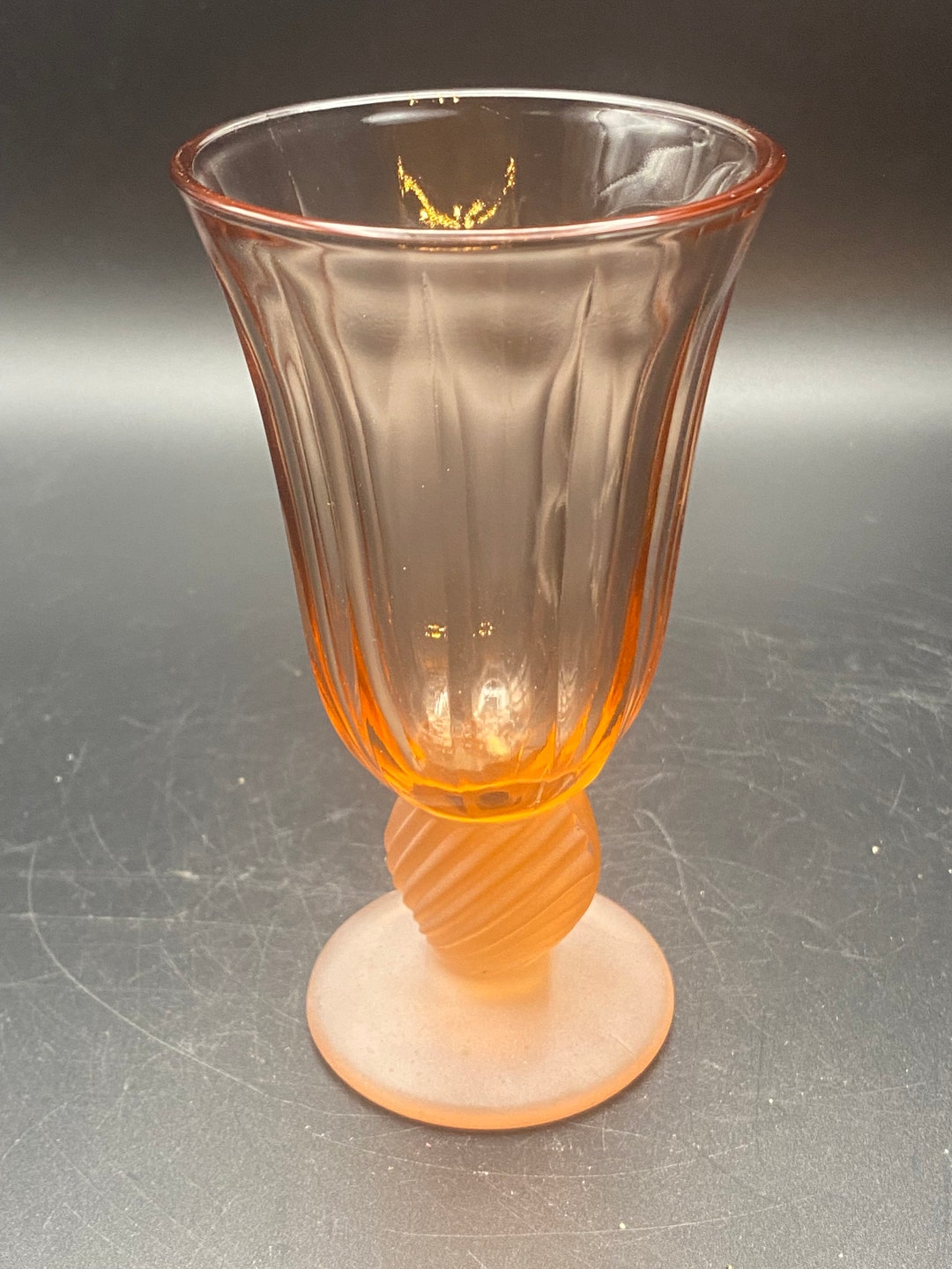 Fostoria Captiva Shell Pink Goblet - Etsy