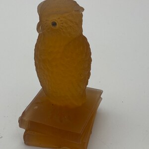 Westmoreland Owl on a Stack of Books