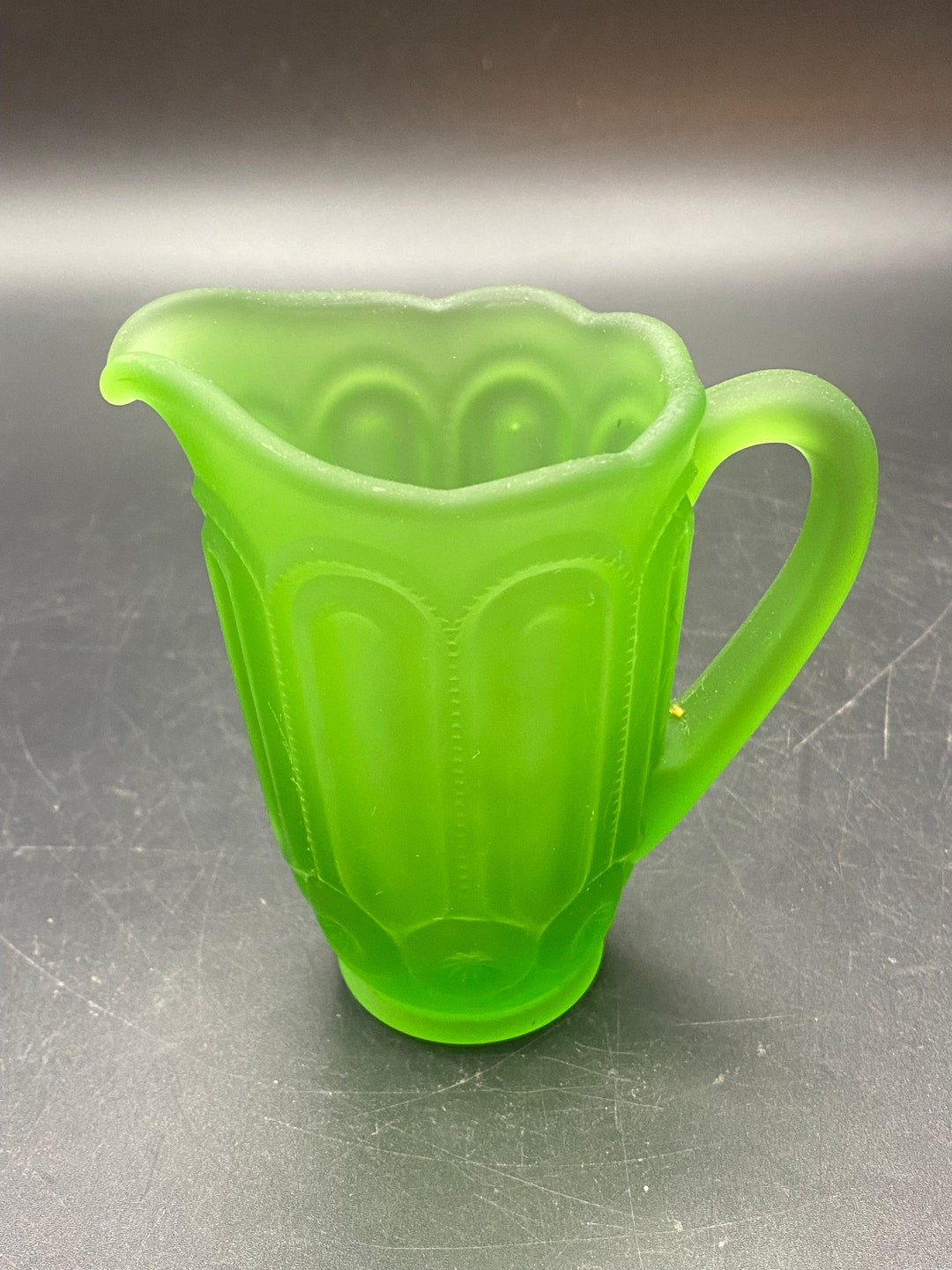 Moon N Star Mini Green Satin Pitcher - Etsy
