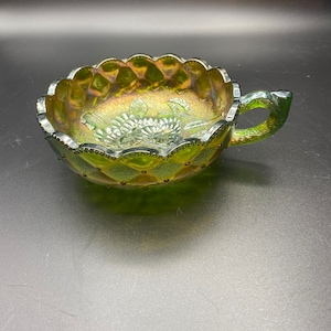 Imperial Glass Carnival Glass Green