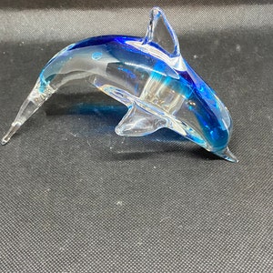 Swimming Blue Dolphin