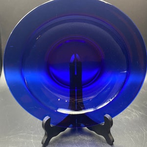 Rimmed Cobalt Soup Bowl