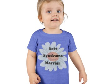 T-shirt guerrier du syndrome de Rett pour tout-petit