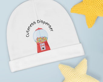 Cuteness Dispenser Baby Beanie (AOP)