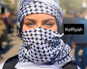 How to tie Palestinian Keffiyeh, SheMagh Tutorial