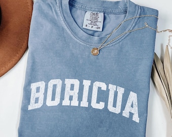 Boricua Camicia Regalo Colori Comfort, Camicia Portorico, Orgoglio Portoricano, PR Tee Unisex