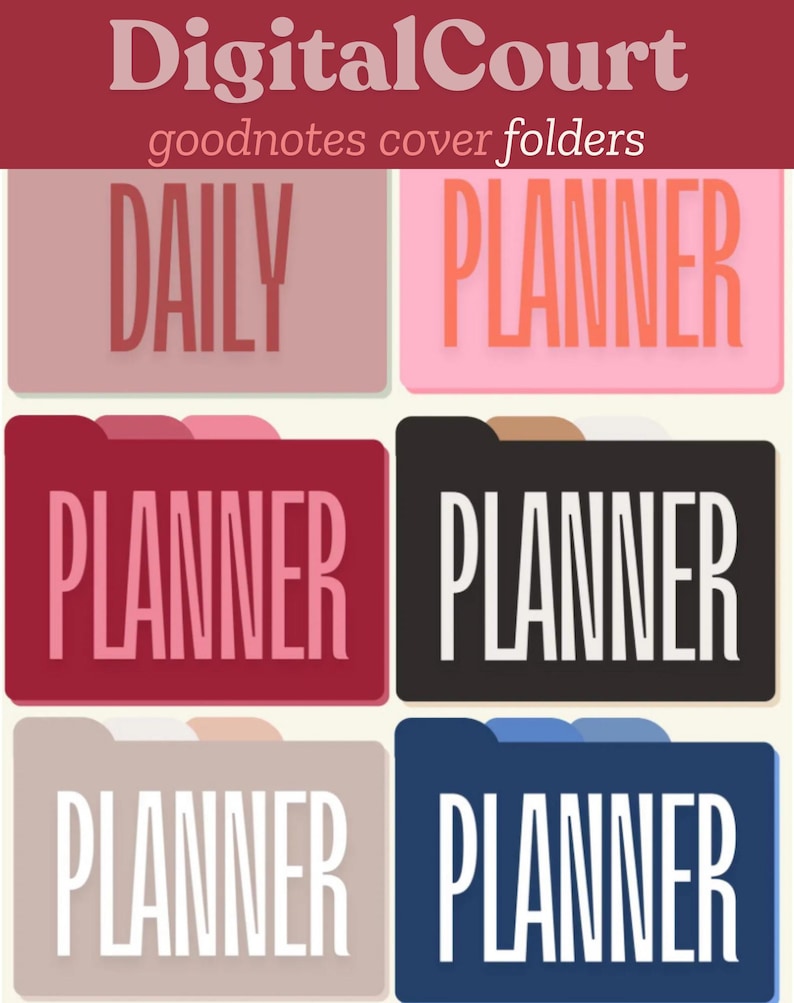 GOODNOTES Cover Folders - Etsy