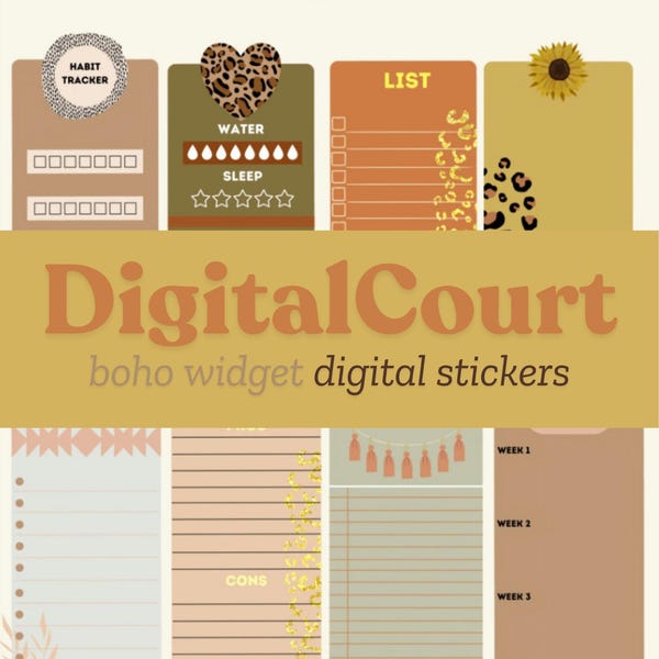Boho widgets
