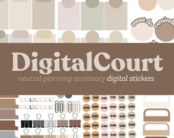 Accessoires de planification numérique neutres