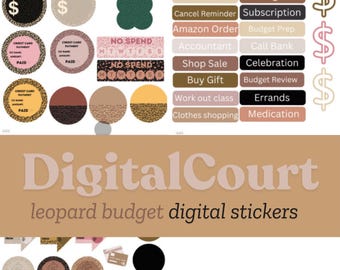 Leopard Budget Stickers