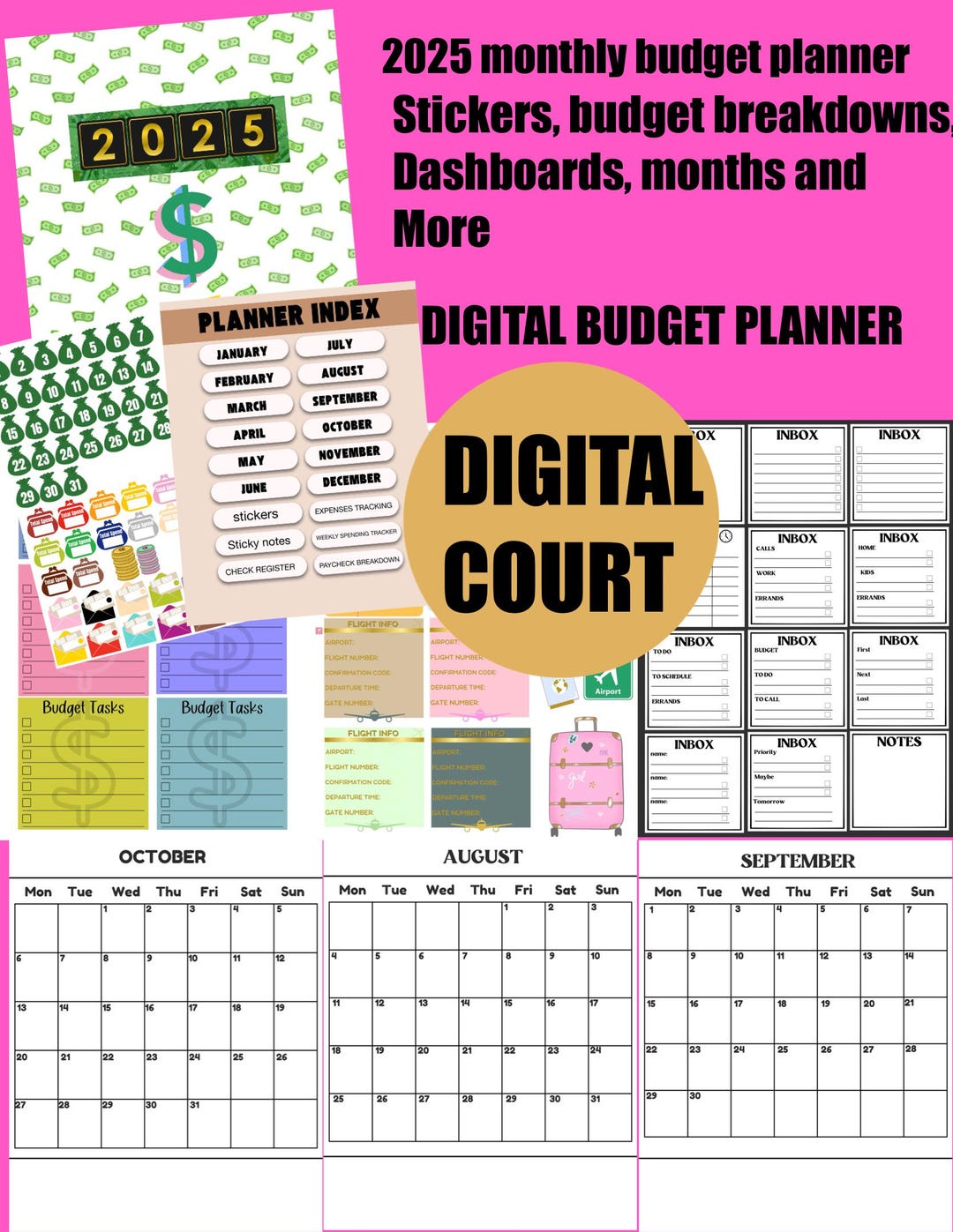 2025 BUDGET Planner Etsy