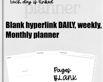 Hyperlink planner Shell | daily