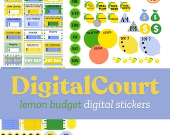 Lemon budget stickers