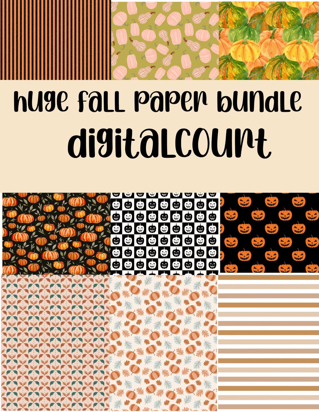 HUGE Fall Planning Paper Bundle - Etsy