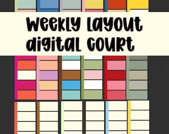 Weekly layout