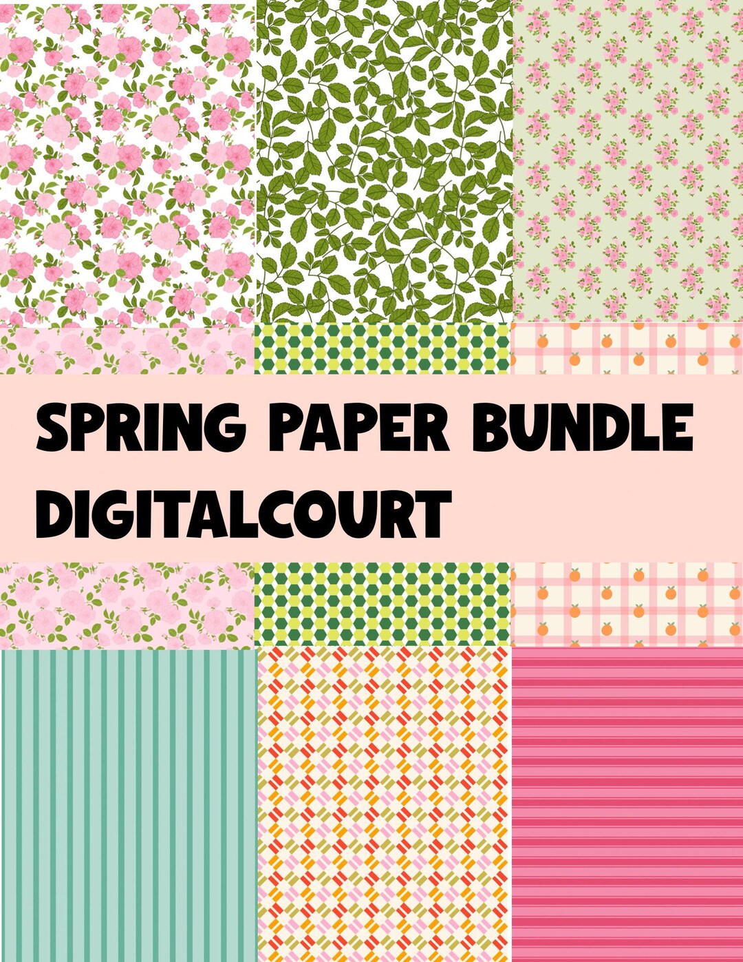 Springy Paper Spring Paper Bundle - Etsy