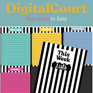This week: in lists