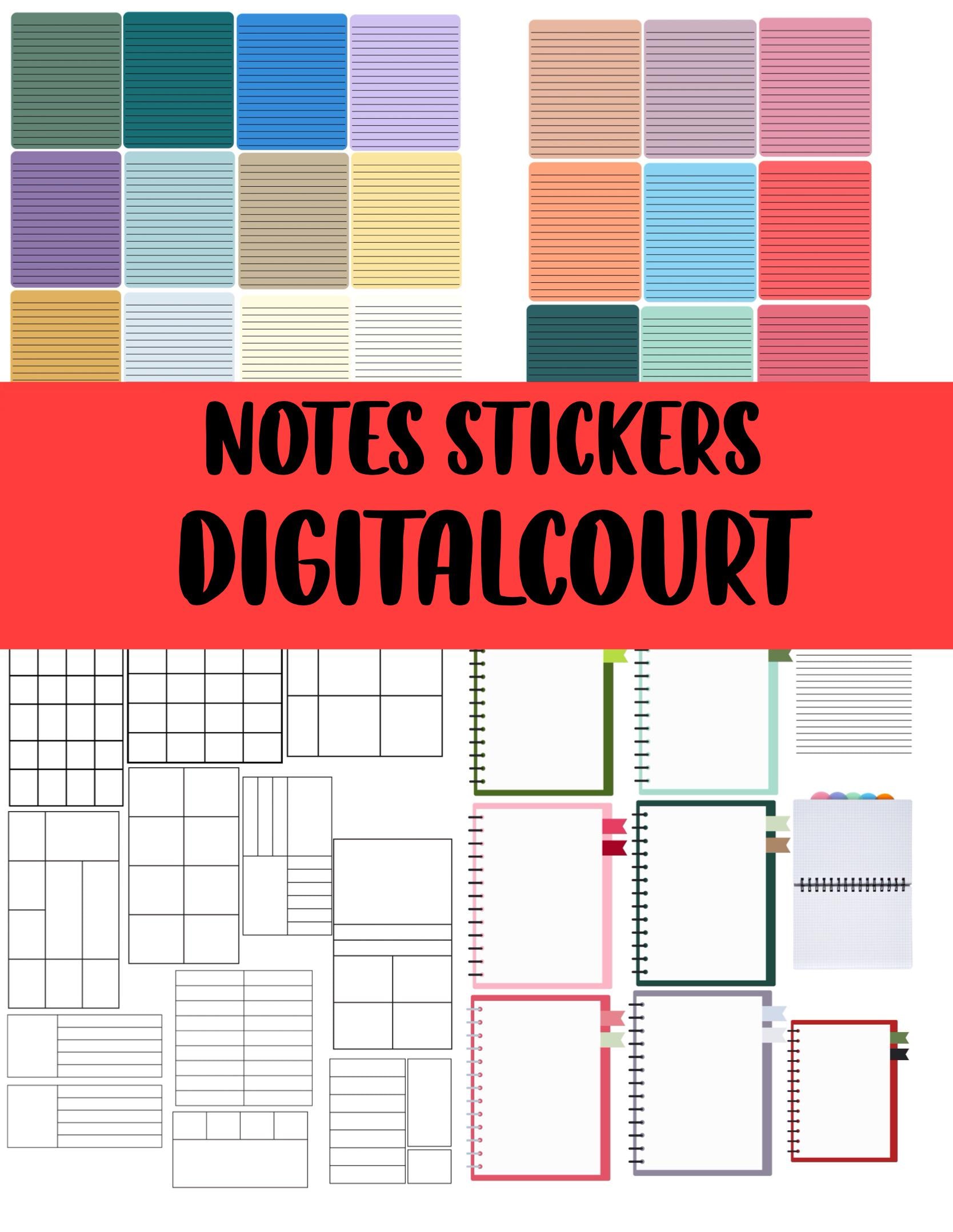 Notes Stickers - Etsy