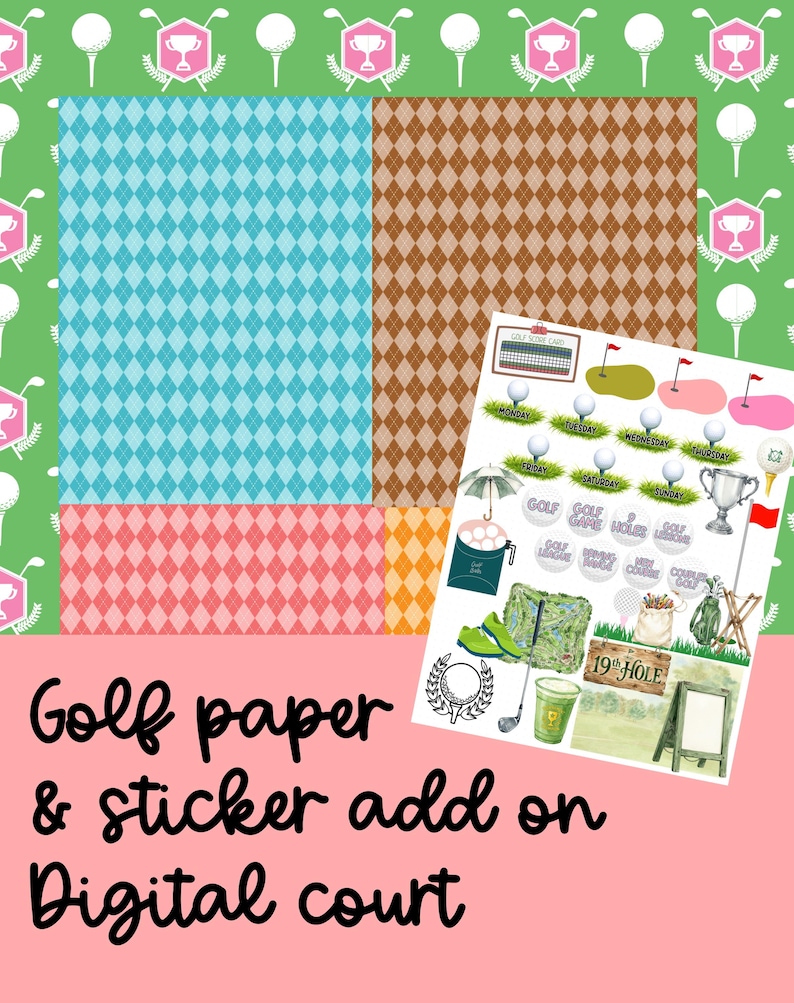 Golf Paper and Add On - Etsy