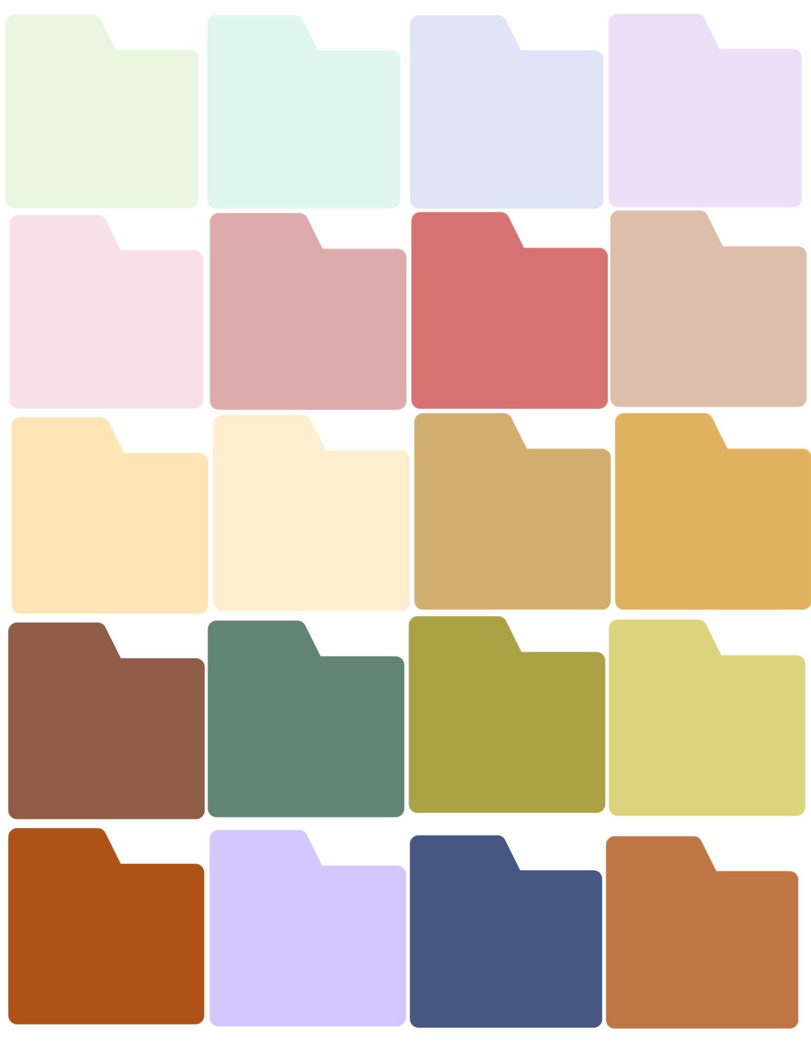 Folder Sticky Notes - Etsy