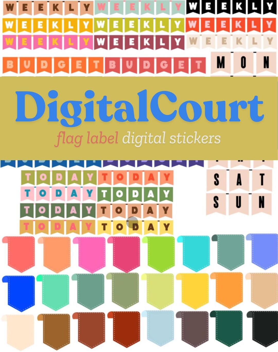 Flag Labels - Etsy
