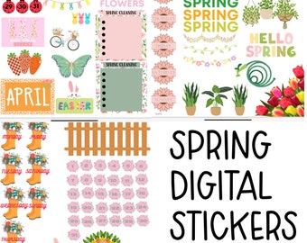 Spring stickers