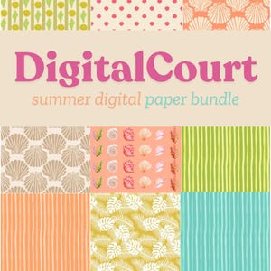Sommerliches digitales Papier