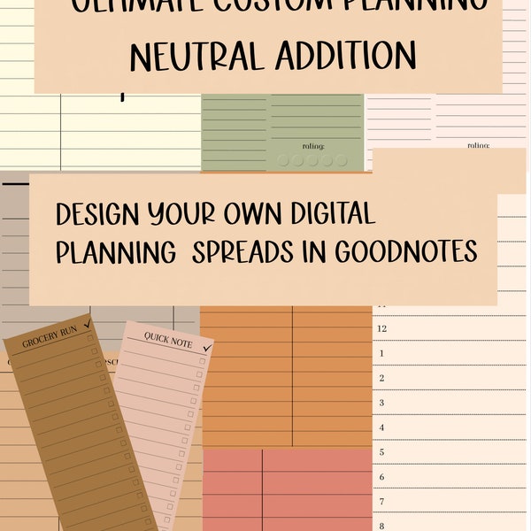 Ultimate custom planning bundle NEUTRAL