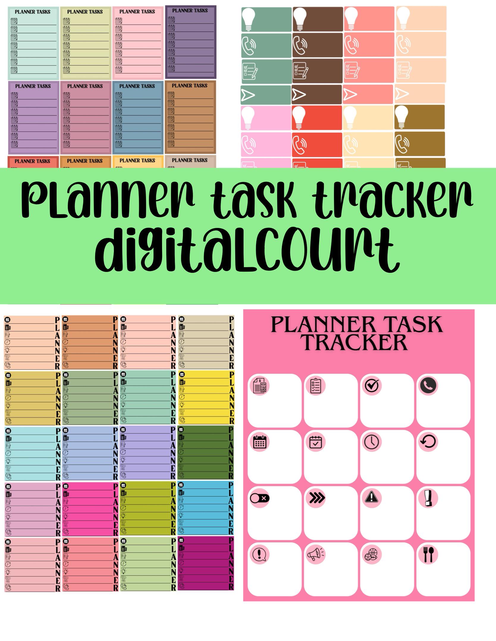 Planner Task Trackers - Etsy